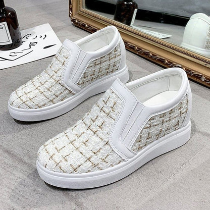 Woven Platform Slip-Ons SpreePicky