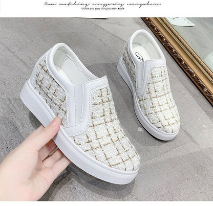 Woven Platform Slip-Ons SpreePicky