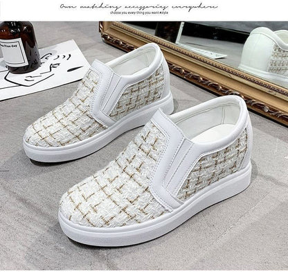 Woven Platform Slip-Ons SpreePicky