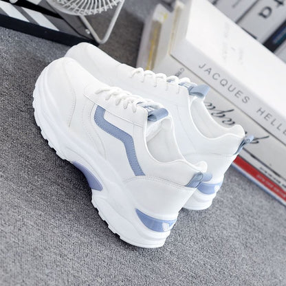 Two Tone Platform Sneakers SpreePicky