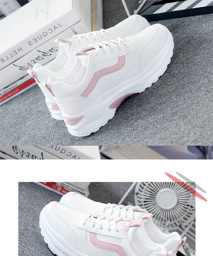 Two Tone Platform Sneakers SpreePicky