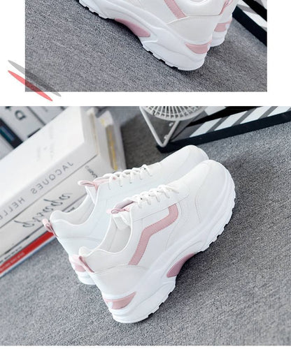 Two Tone Platform Sneakers SpreePicky