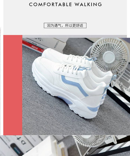 Two Tone Platform Sneakers SpreePicky