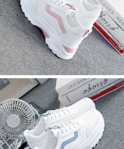 Two Tone Platform Sneakers SpreePicky