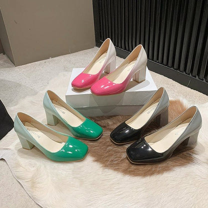 Block Heel Gradient Pumps mySite