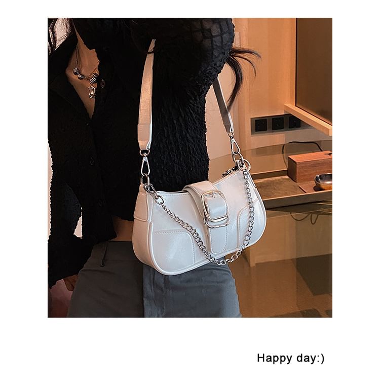 Buckled Chain Shoulder Bag SpreePicky