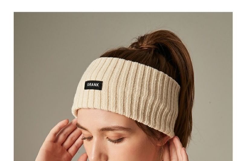 Plain Ribbed Knit Headband SpreePicky