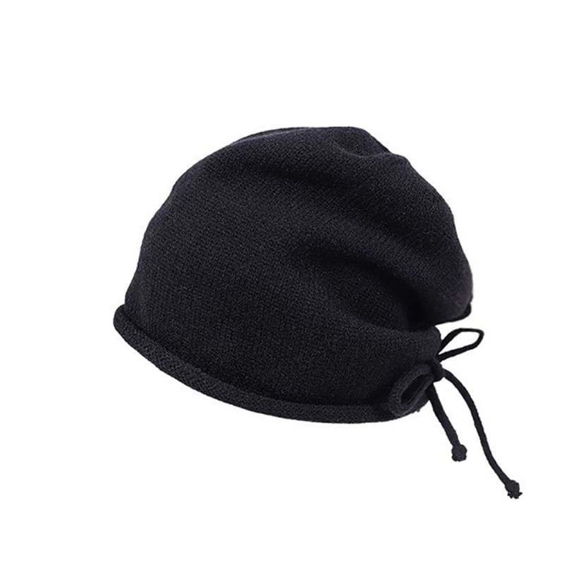 Plain Roll Hem Beanie SpreePicky