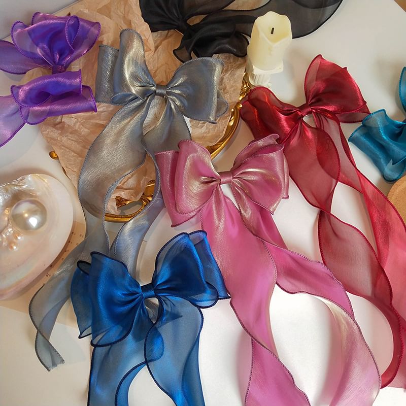 Bow Mesh Hair Clip mySite