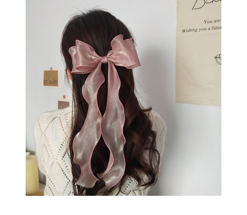 Bow Mesh Hair Clip mySite