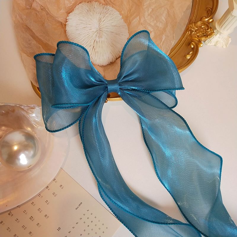 Bow Mesh Hair Clip mySite