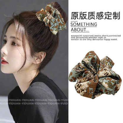 Floral Print Fabric Scrunchie mySite