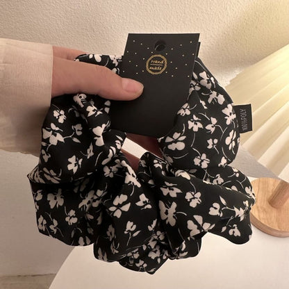 Floral Print Fabric Scrunchie mySite