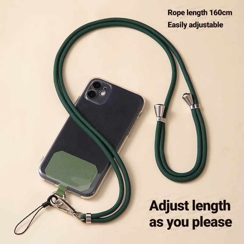 Adjustable Rope Phone Lanyard with Lanyard Pad SpreePicky