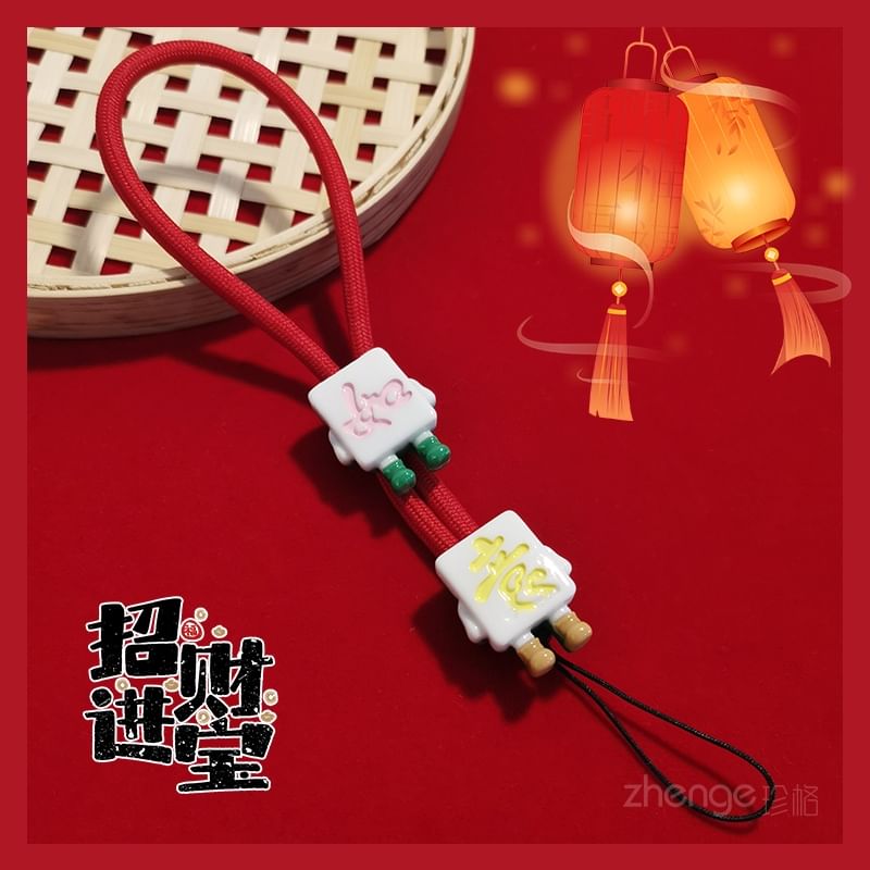 Mahjong Wrist Phone Strap SpreePicky