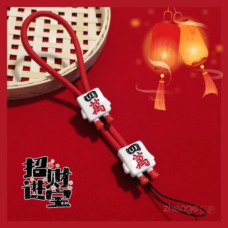 Mahjong Wrist Phone Strap SpreePicky