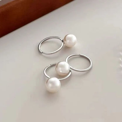 Faux Pearl Sterling Silver Ring SpreePicky