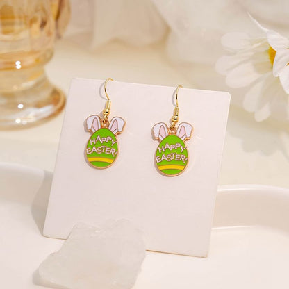 Easter Alloy Drop Earring SpreePicky