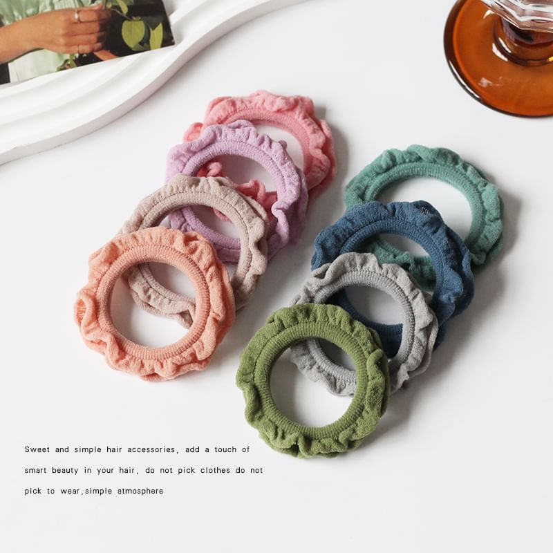 Set of 4: Plain Hair Tie SpreePicky