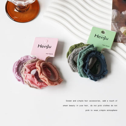 Set of 4: Plain Hair Tie SpreePicky