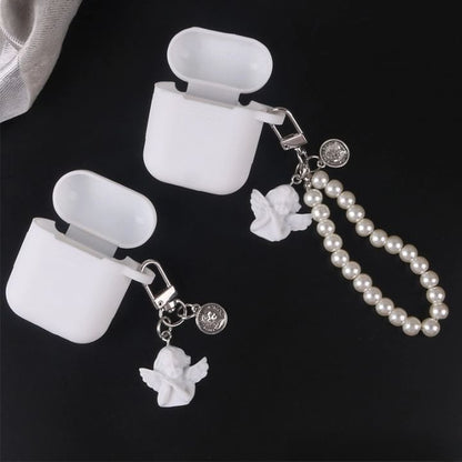 Angel Faux Alloy / Faux Pearl Bag Charm Keyring (Various Designs) SpreePicky