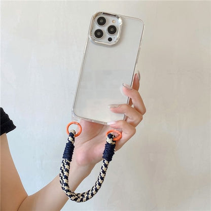 Phone Strap Transparent Phone Case - iPhone 15 Pro Max / 15 Pro / 15 Plus / 15 / 14 Pro Max / 14 Pro / 14 Plus / 14 / 13 Pro Max / 13 Pro / 13 / 13 mini / 12 Pro Max / 12 Pro / 12 / 12 mini SpreePicky