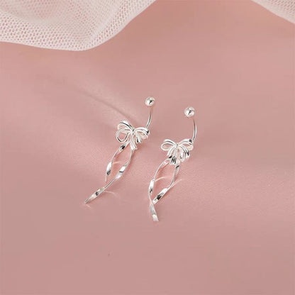 Bow Alloy Ear Jacket mySite