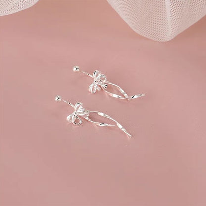 Bow Alloy Ear Jacket mySite