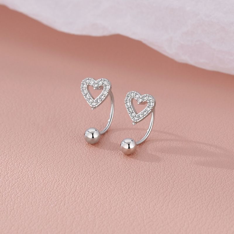 Heart Rhinestone Alloy Ear Jacket mySite