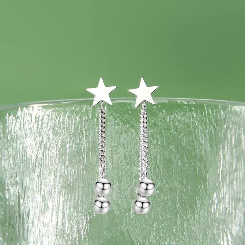 Star Alloy Dangle Earring mySite