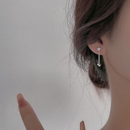 Star Alloy Dangle Earring mySite