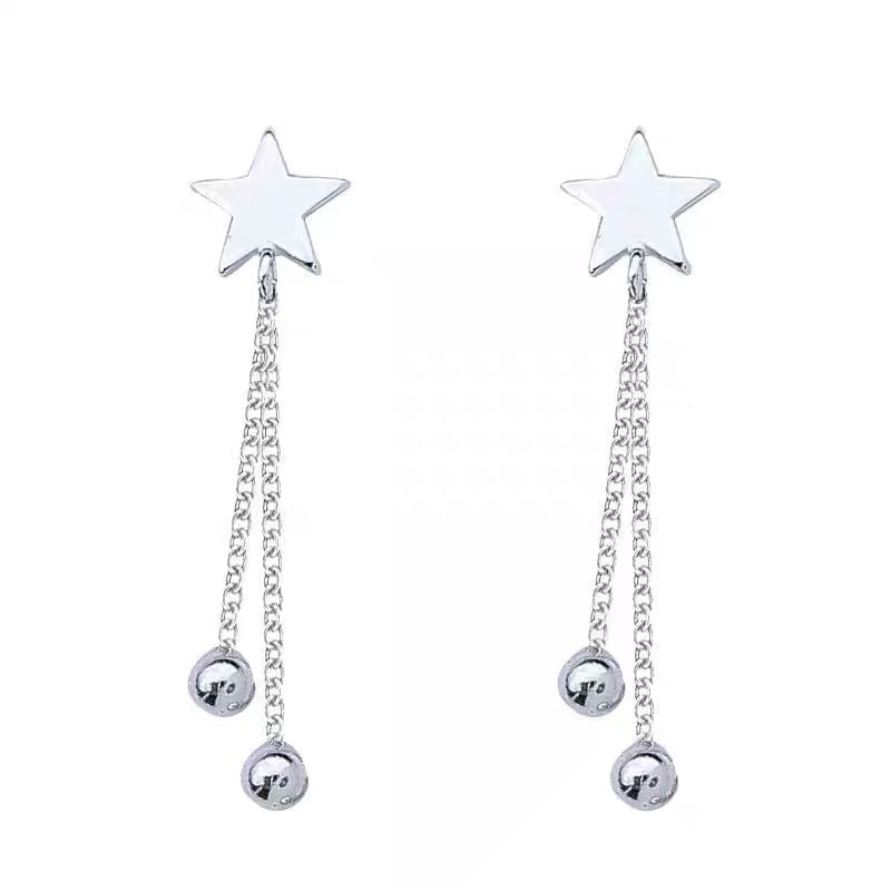 Star Alloy Dangle Earring mySite