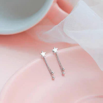 Star Alloy Dangle Earring mySite