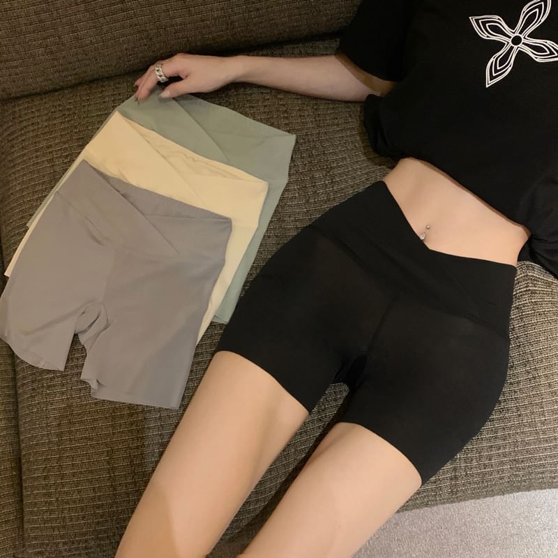 High Waist Plain Boyshorts SpreePicky