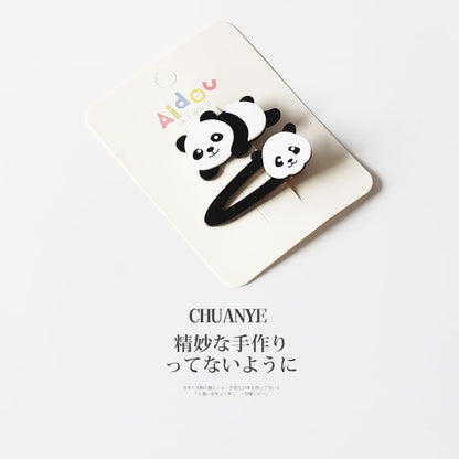 Set of 2: Panda Hair Clip SpreePicky