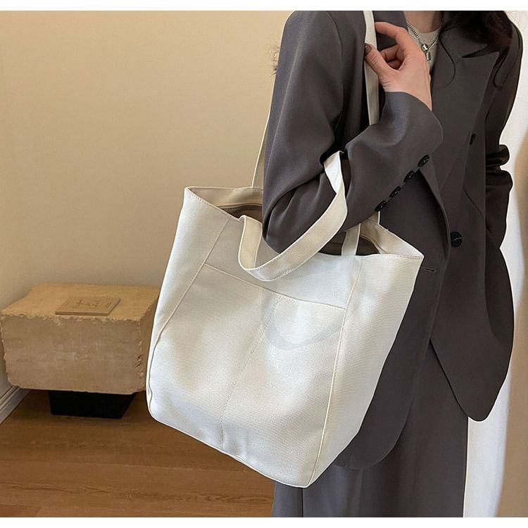 Plain Canvas Tote Bag mySite