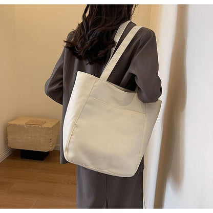 Plain Canvas Tote Bag mySite