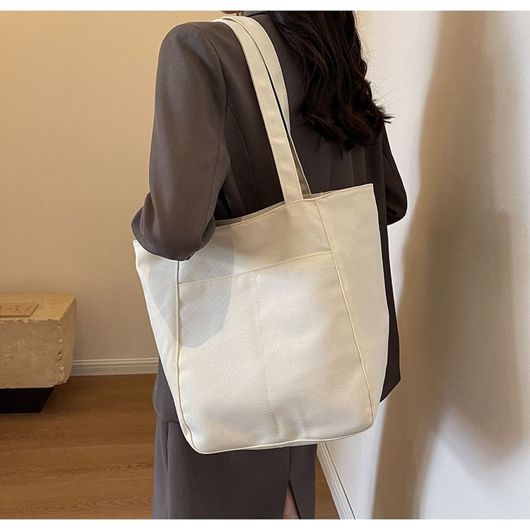 Plain Canvas Tote Bag mySite