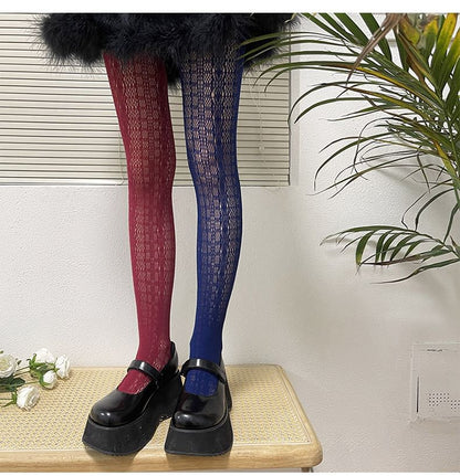 Plain Lace Tights SpreePicky