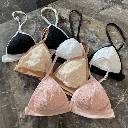 Lace Wireless Bra SpreePicky