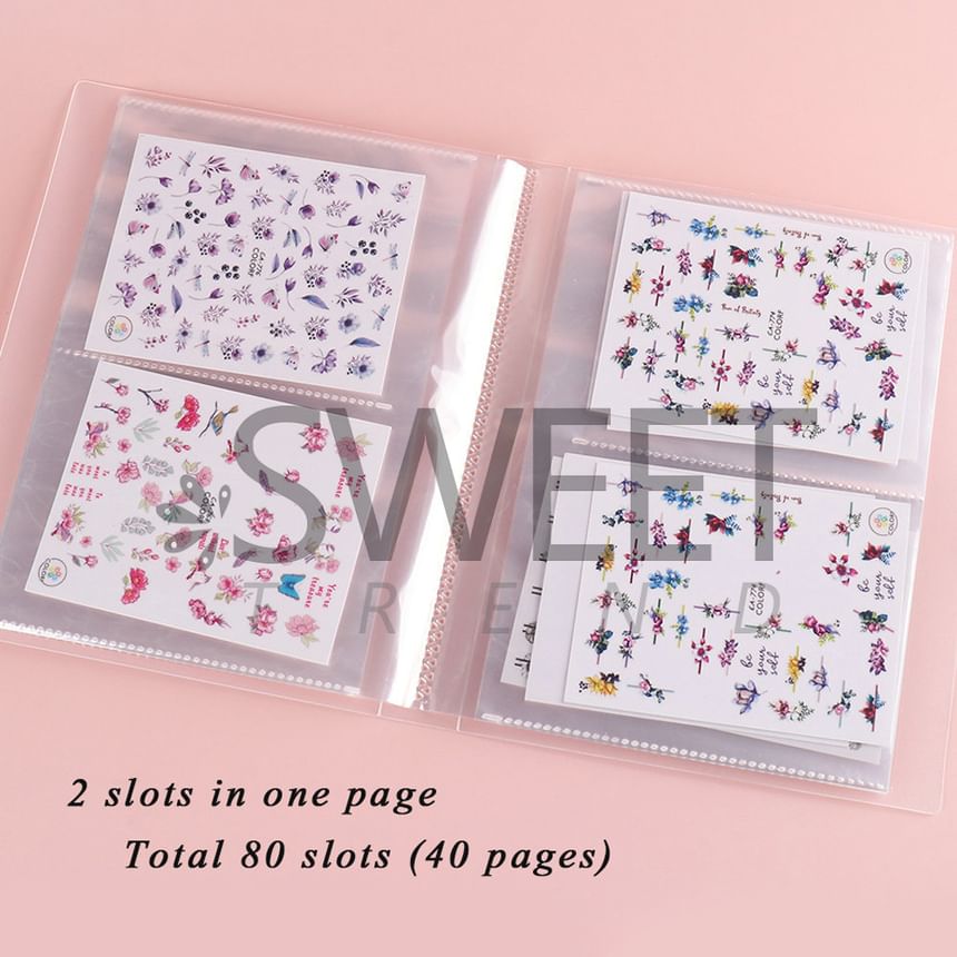 Nail Art Sticker Collection Album SpreePicky