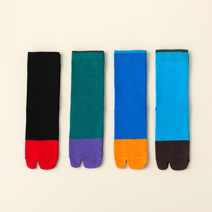 Two Tone Tabi Short Socks SpreePicky