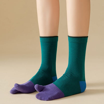 Two Tone Tabi Short Socks SpreePicky