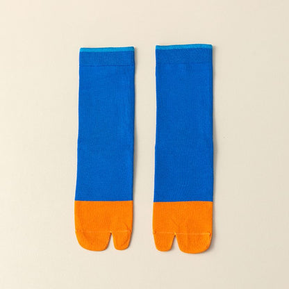 Two Tone Tabi Short Socks SpreePicky