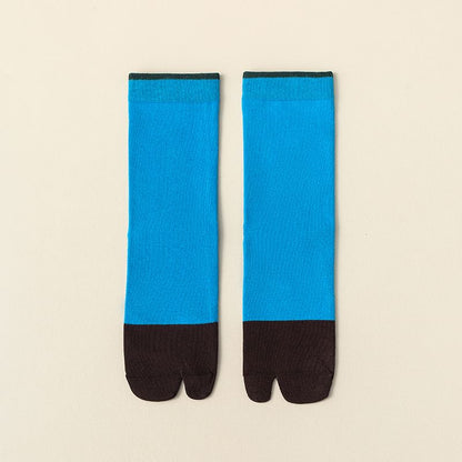 Two Tone Tabi Short Socks SpreePicky