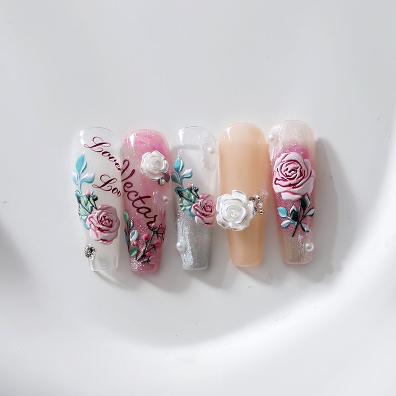 Rose Nail Art Stickers SpreePicky