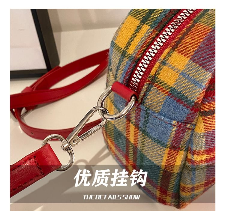 Plaid Bowler Bag SpreePicky