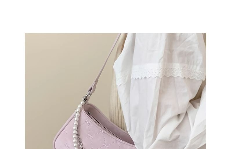 Faux Pearl Chain Shoulder Bag SpreePicky