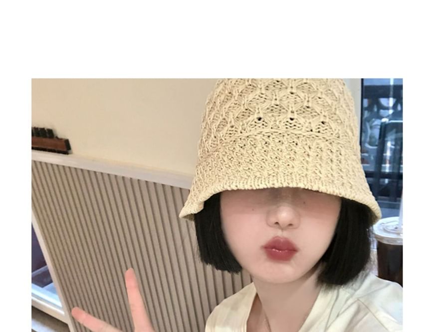 Plain Woven Cloche Hat SpreePicky