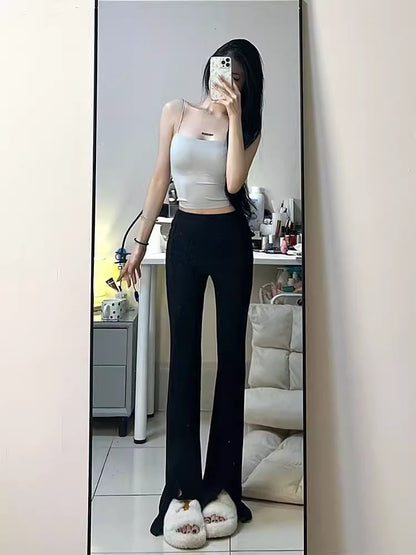 High Waist Plain Front SpreePicky